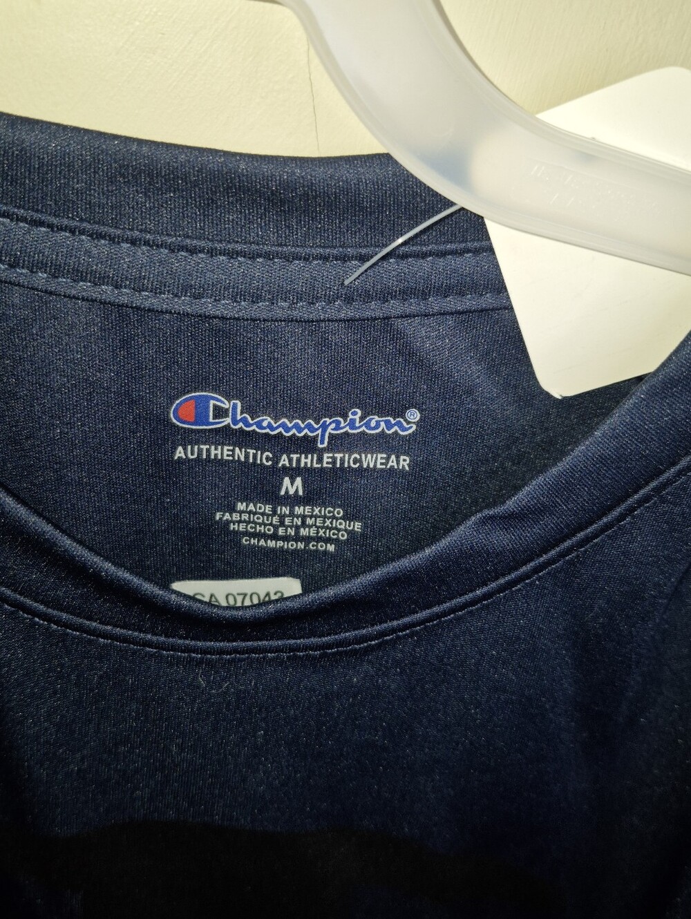Champion Boy's Navy Logo T-Shirt - Picture 3 of 7